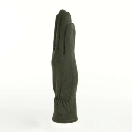 Gloves are female, dimensionless, without insulation, khaki color-1