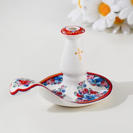 Silence on the saucer "Matron", ceramics-1