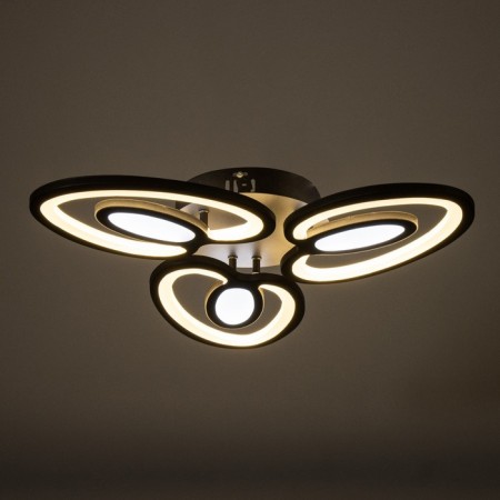 Chandelier 1094/3bk LED 48W 3000-6000k Dimmer black 50x50 cm Bayerlux-2