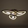 Chandelier 1094/3bk LED 48W 3000-6000k Dimmer black 50x50 cm Bayerlux