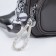 Bag Cross-Bodi with a zipper, gray color