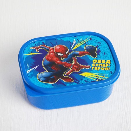 Lunch-box rectangular 500 ml "lunch of superhero", spider-man-2