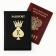 Cover for the passport "King", artificial leather