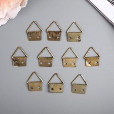 Suspension metal for photo frames/paintings (set 10 pcs) 1.7x0.6 cm