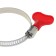 Chervyki clamp with the "lamb" Zein, through the surge, diameter 32-50 mm, galvanized