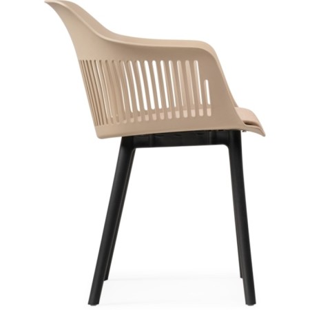 Crocs plastic stool/tissue mint, black/beige 55x60x76 cm-2