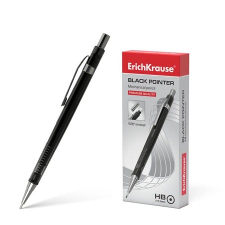 Mechanical pencil Erichkrause "Black Pointer", NV, Grifel D = 0.5 mm, in the box