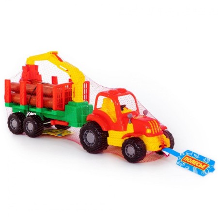 Tractor "Stropysh" with a semi-trailer-lezovoz, mix-9