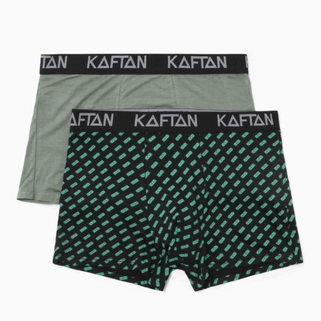 A set of KAFTAN "BE Rich" panties 2 pairs, col. black/khaki, river 46-3