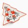New Year! Ceramic dish "New Year tree", 23x22x2 cm, white color