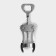 Coroner for wine, 19.5 cm, silver color