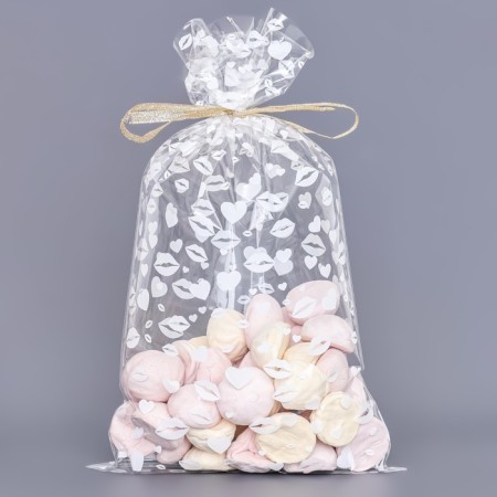 Package packing bopp, "kisses" 20*35 cm set 50 pcs-1