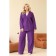 Women's costume: cardigan, trousers, size 50, black color