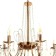 Chandelier 2459/8 E14 5W gold 75x75x85-135 cm Bayerlux