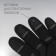 Gloves Roscosmos x Onlytop, p. S-m, black color