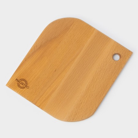 Cutting board MAGISTRO "drop", 20 × 18 × 1.2 cm, oak-5
