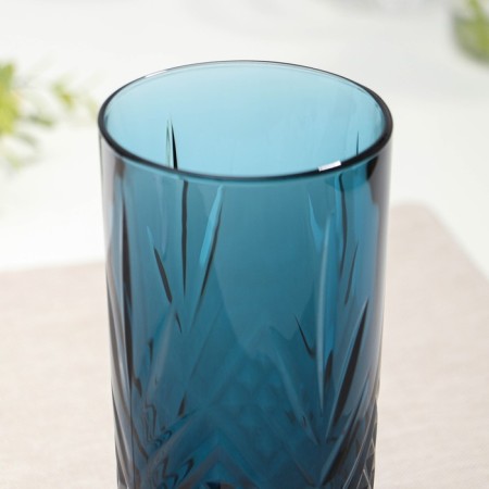 High glass glass "Salzburg", 380 ml, London Topaz color-1