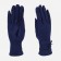 Gloves are female, dimensionless, without insulation, blue color