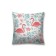 Decorative pillowcase "Caution Flamingo", on a zipper, size 45x45 cm
