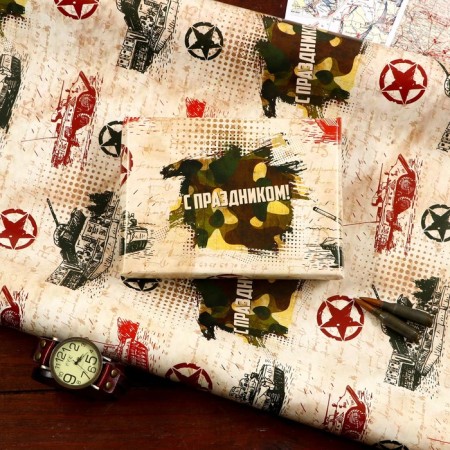 Glossy packaging "combat stock", 70 × 100 cm, 1 pc.