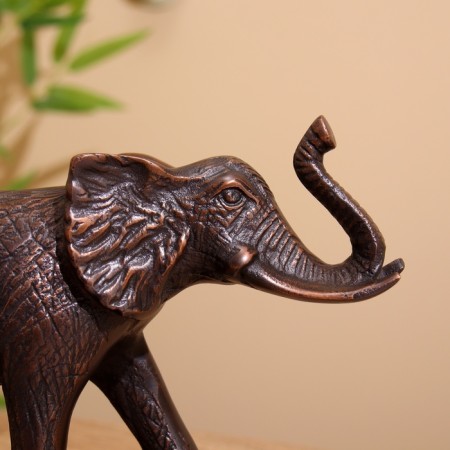 Souvenir "Elephant" aluminum 28x9x18 cm-5