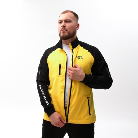 Vetrovka Onlytop Unisex Black/Yellow, p. 50-3