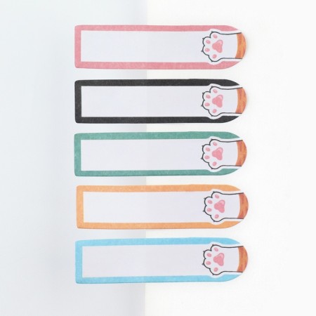 Steams of bookmarks with a sticky layer "Figure overeating", 5 pcs on the substrate, 20 liters-2