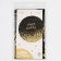 Foil ball 18 "Happy Birthday" gold, circle, with a substrate
