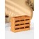 ADELICA tablespoon stand, with three sections, 19 × 7 × 14 cm, oak