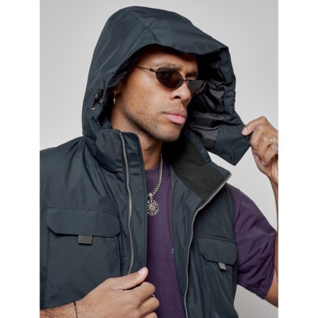 Luy jacket transformer male winter, size 50, dark blue color-18