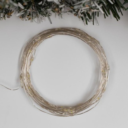 Garland “thread” 5 m dew, IP65, silver thread, 50 led, white glow, 8 modes, aakh3-1