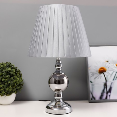 Board lamp "Alfi" E27 40W chrome 28x28x46 cm