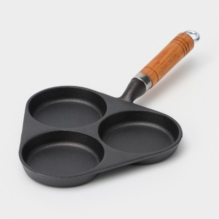 Flying-Odo-Lodge Cast iron, 37 × 19 cm, wooden handle