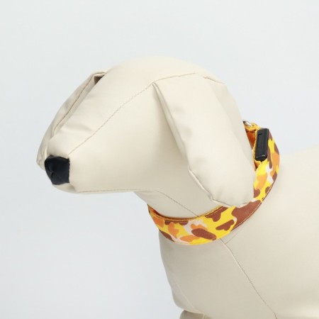 Collar with Militari's backlight 3 glow modes Size S, Osh 22-40 x 2.5 cm yellow-2