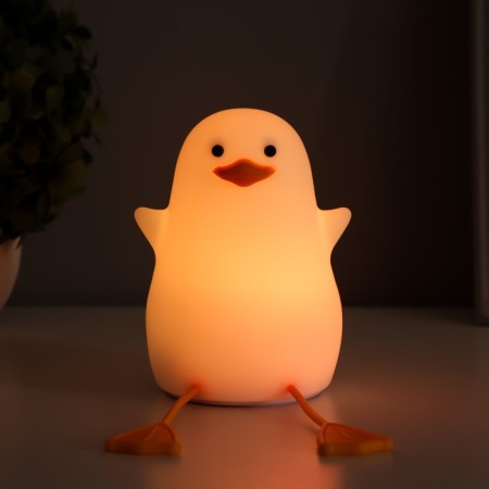 Night-mock "Duck" LED USB AKB white-yellow 9x9x20 cm-5