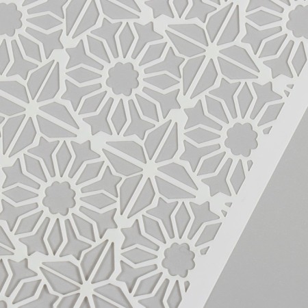 Stencil of the background plastic "Eastern patterns" 10x20 cm-2