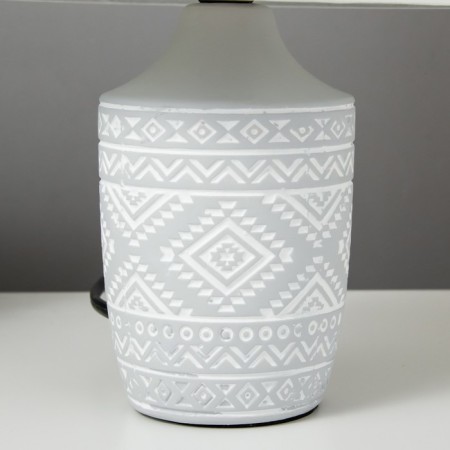 Bulbed lamp 16529/1wt e14 40W white 17.5x17.5x26.5 cm-4