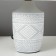 Bulbed lamp 16529/1wt e14 40W white 17.5x17.5x26.5 cm