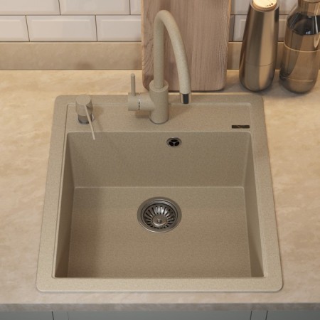 Quartz-quartz kitchen-quartz Uperwood Quartz UPD-07, rectangular, color 02, rectangular, beige 106670-1