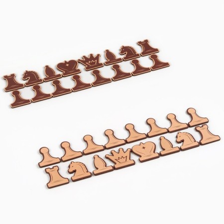 Figures for demonstration chess "Game time", 32 pcs, 5 x 4 cm-1