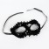 Carnival mask "Venice", black color
