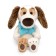 BABY BABY soft toy, with a blue bow in polka dots, 20 cm