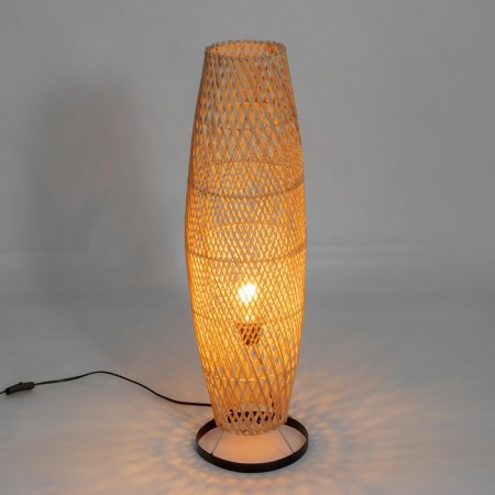 Floor lamp from the rattan "Irvan" 1x120W, E27, 22x22x80 cm-2