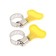 Chervyki column with Park key, diameter 10-16 mm, width 8 mm, stainless steel, 2 pcs.