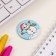 New Year of the setting icon d = 35 mm "Snowman" 6.5x6.5 cm