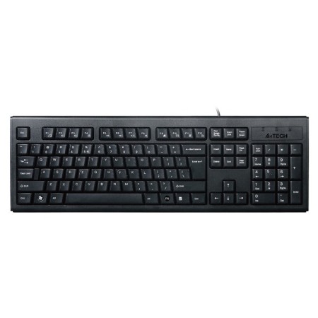 Keyboard + Mouse A4Tech KRS-8372 Clab: Black Mouse: Black USB-1