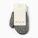 Baby mittens minku, gray color, 15 cm