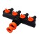 Distributor 4-channel, internal thread 1 ", quick-sitting connection, plastic, Greengo