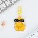 Acrylic "duck" keychain with carbine, 5 x 3.9 cm