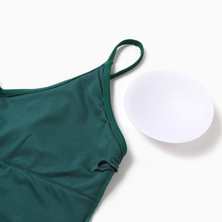 Swimsuit Asseting female monophonic minku color green, size 46-7